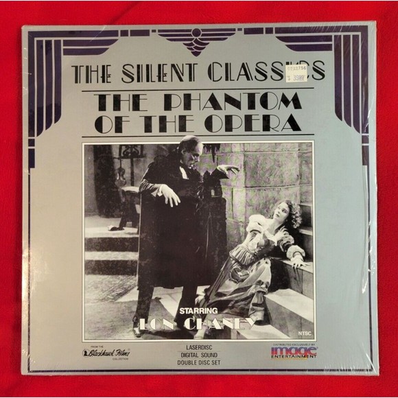 The Phantom of the Opera The Silent Classics Laserdisc LD - Lon Chaney Image Ent - Picture 1 of 6